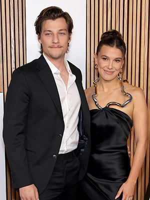 Jake Bongiovi and Millie Bobby Brown