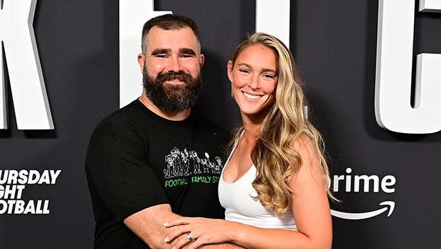 Jason Kelce and Kylie Kelce