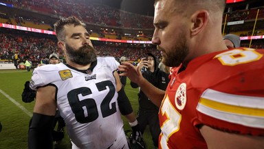 Jason Kelce and Travis Kelce