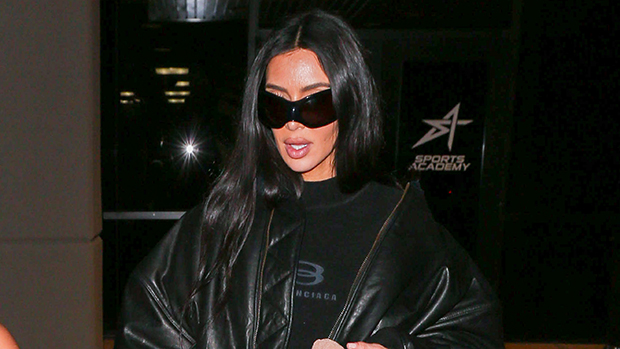 Kim Kardashian Wore a Cool-Girl Leather Jacket & We Found a Similar One