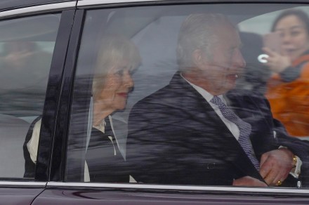 King Charles III and Queen Camilla were seen leaving Clarence House in London on Monday evening following the announcement of King Charles' cancer diagnosis.  The king was diagnosed with a form of cancer and began a regular schedule of treatments and while he suspended public duties "He is completely positive about his treatment", Buckingham Palace Dr.  Photo date: Tuesday February 6, 2024.  (Photo by Victoria Jones/PA Images via Getty Images)