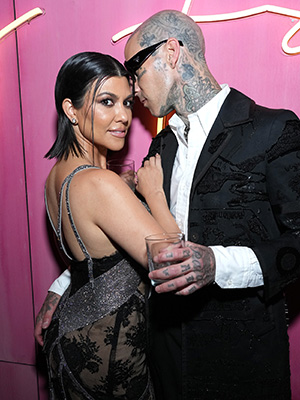 Kourtney Kardashian and Travis Barker