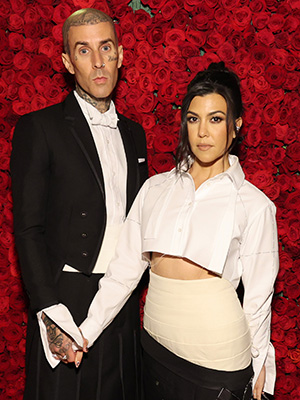 Travis Barker and Kourtney Kardashian