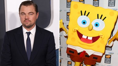 leonardo dicaprio, spongebob squarepants