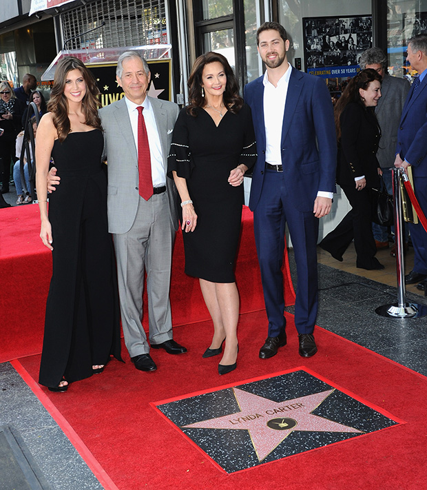 Lynda Carter and family