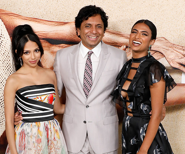 Saleka, M. Night and Ishana Shyamalan