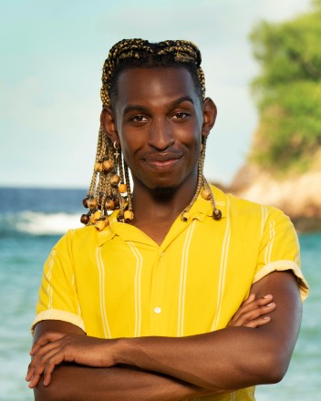 Tevin Davis from the CBS Original Series SURVIVOR, scheduled to air on the CBS Television Network. -- Photo: Robert Voets/CBS ©2023 CBS Broadcasting, Inc. All Rights Reserved.