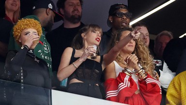 Taylor Swift Cheers On Travis Kelce at Super Bowl LVIII in Las Vegas ...