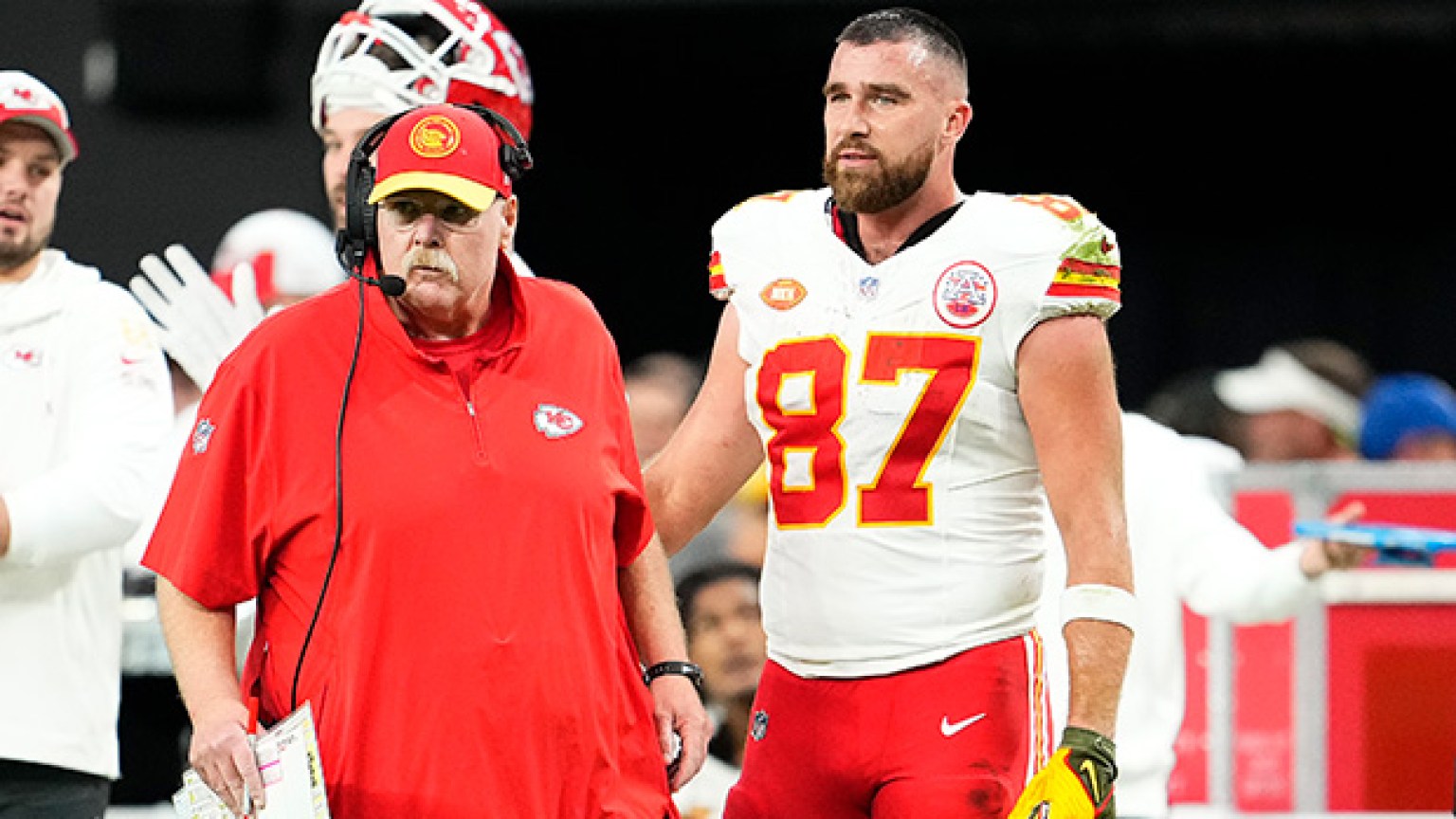 Travis Kelce Admits He ‘Crossed the Line’ Screaming at Coach Reid ...