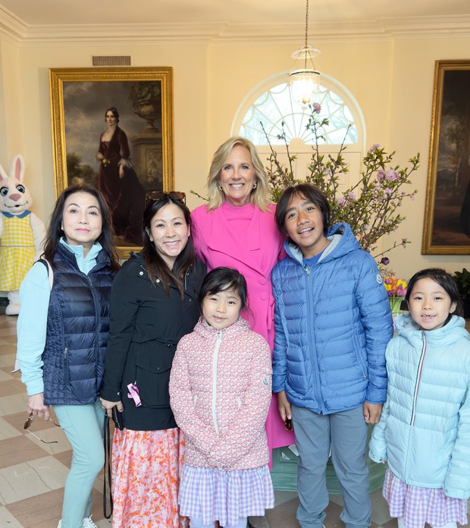 The Kaji Family with Jill Biden