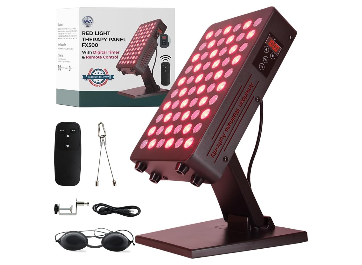 american wellness face red light therapy