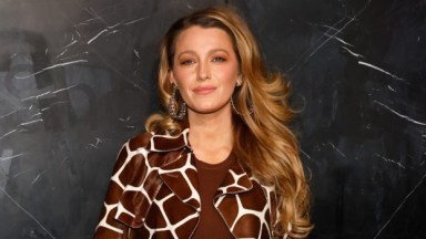 Blake Lively at the Michael Kors A/W 2024 fashion show at New York Fashion Week