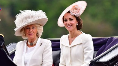 Queen Camilla and Princess Kate