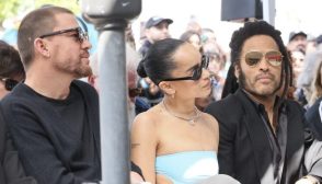 Channing Tatum, Zoë Kravitz, Lenny Kravitz at Lenny Kravitz's Hollywood Walk of Fame Star ceremony