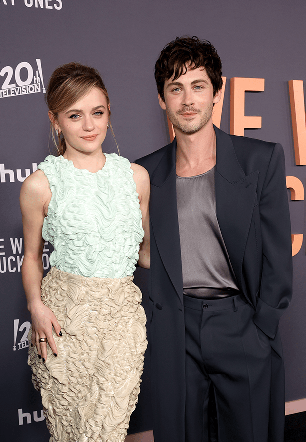 Joey King and Logan Lerman at the premiere of 'We Were the Lucky Ones' 