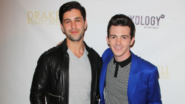 josh Peck and Drake Bell in 2014 on the red carpet