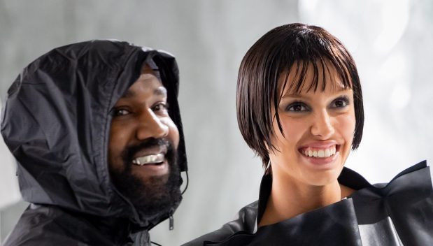 Kanye West and Bianca Censori attend Milan Fashion Week
