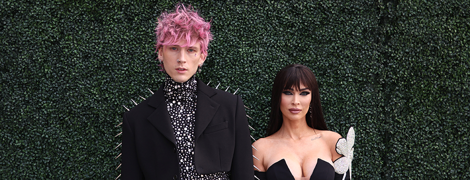 LAS VEGAS, NEVADA - MAY 15: (L-R) Machine Gun Kelly and Megan Fox attend the 2022 Billboard Music Awards at MGM Grand Garden Arena on May 15, 2022 in Las Vegas, Nevada. (Photo by Matt Winkelmeyer/Getty Images for MRC)