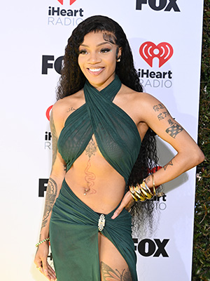 GloRilla at the 2024 iHeartRadio Music Awards held at the Dolby Theatre on April 1, 2024 in Los Angeles, California. (Photo by Gilbert Flores/Billboard via Getty Images)