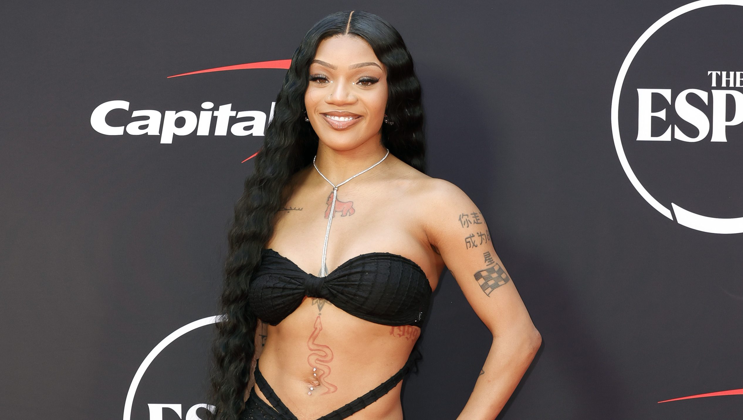 HOLLYWOOD, CALIFORNIA - JULY 11: GloRilla attends the 2024 ESPY Awards at Dolby Theatre on July 11, 2024 in Hollywood, California. (Photo by Frazer Harrison/Getty Images)