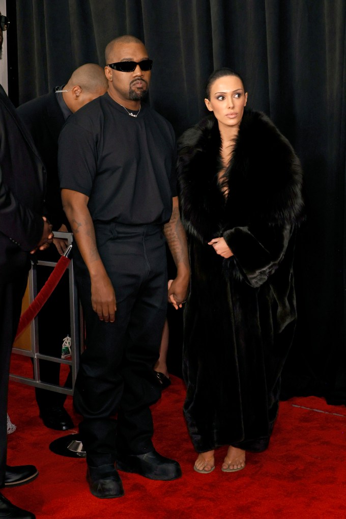 Ye & Bianca at the 2025 Grammys