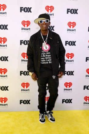 HOLLYWOOD, CALIFORNIA - APRIL 1: Flavor Flav attends the 2024 iHeartRadio Music Awards at the Dolby Theater on April 1, 2024 in Hollywood, California. (Photo by Frazer Harrison/Getty Images)