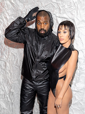 Kanye West and Bianca Censori