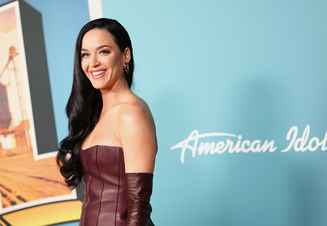 Katy Perry attending American Idol's Top 10 event