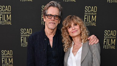Kevin Bacon and Kyra Sedgwick attend 26th SCAD Savannah Film Festival on October 23, 2023 in Savannah, Georgia.