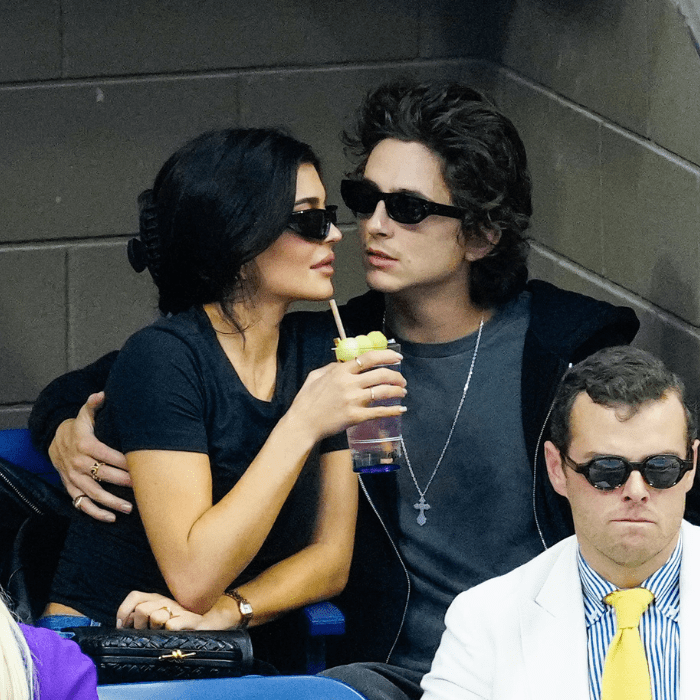 Kylie Jenner and Timothee Chalamet at the US Open