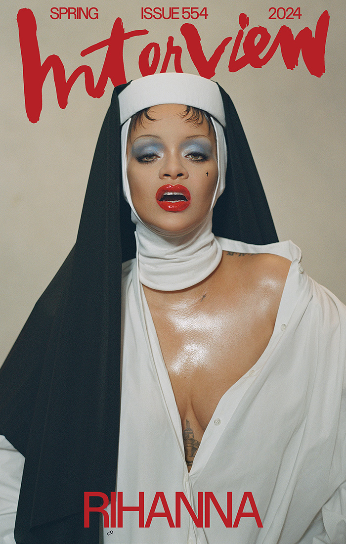 Rihanna on the cover of Interview Magazine April 2024