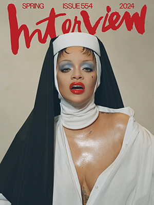 Rihanna on the cover of Interview Magazine April 2024 issue