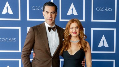 Sacha Baron Cohen and Isla Fisher