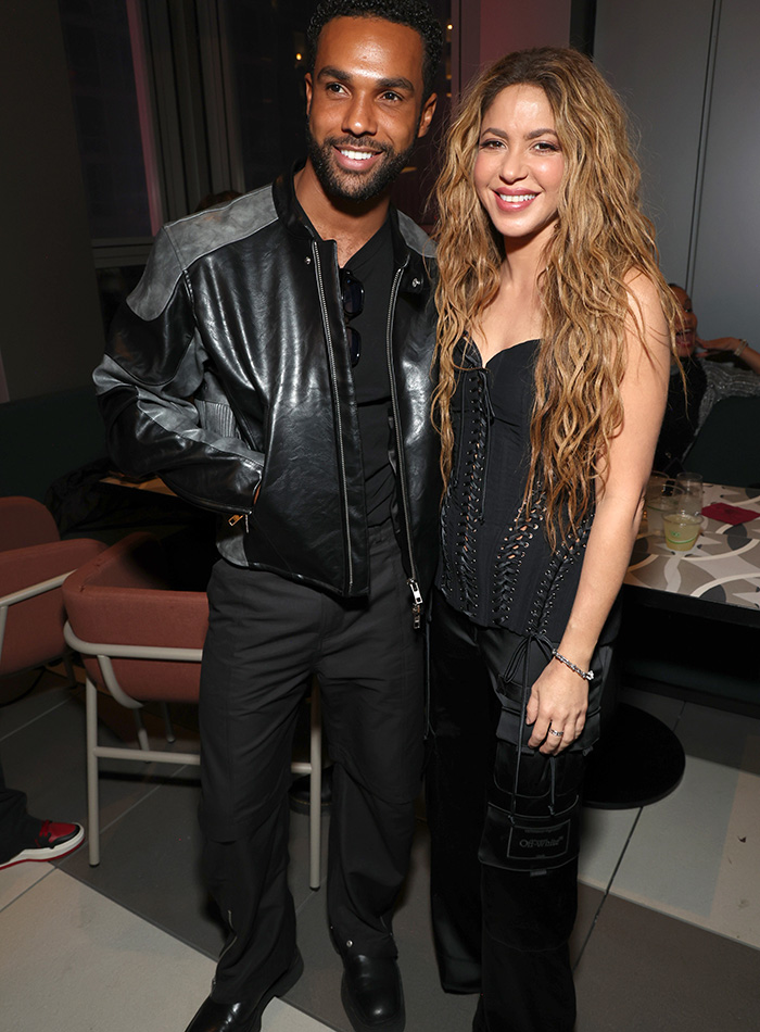 Lucien Laviscount and Shakira 