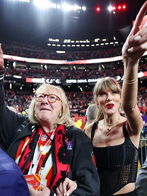 Taylor Swift and Donna Kelce