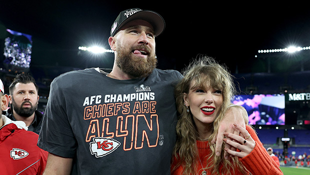 Taylor Swift Holds Hands With Travis Kelce at Charity Gala for Patrick Mahomes: Watch