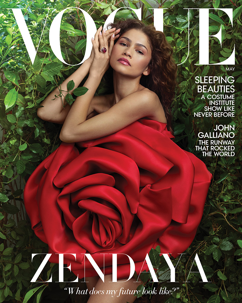 Zendaya on the cover of Vogue April 2024