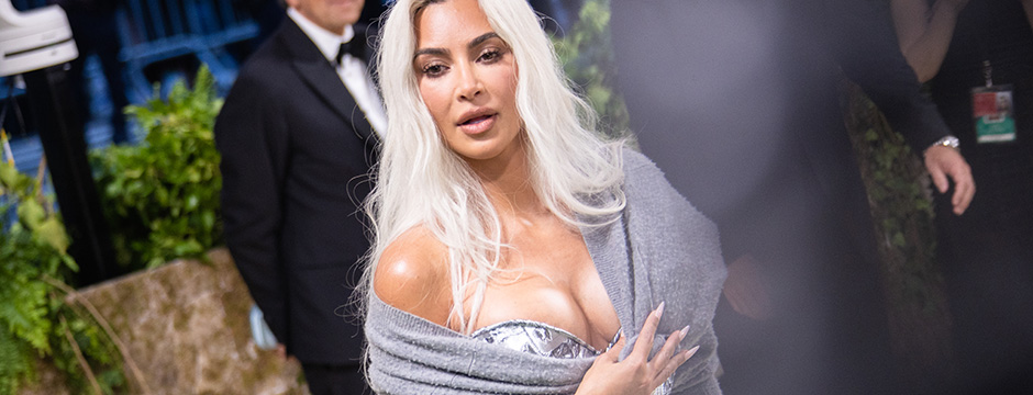 Kim Kardashian at the 2024 Met Gala: "Sleeping Beauties: Reawakening Fashion" held at The Metropolitan Museum of Art on May 6, 2024 in New York City. (Photo by Lexie Moreland/WWD via Getty Images)
