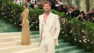 NEW YORK, NEW YORK - MAY 6: Chris Hemsworth attends the 2024 Met Gala celebrating 'Sleeping Beauties: Waking Up Fashion' at the Metropolitan Museum of Art on May 6, 2024 in New York (Photo by Dia Dipasupil/Getty Images)