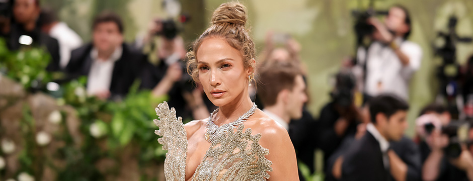 NEW YORK, NEW YORK - MAY 06: Jennifer Lopez attends The 2024 Met Gala Celebrating "Sleeping Beauties: Reawakening Fashion" at The Metropolitan Museum of Art on May 06, 2024 in New York City. (Photo by John Shearer/WireImage)