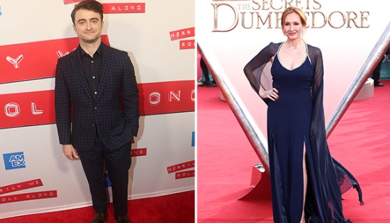 Daniel Radcliffe and J.K. Rowling