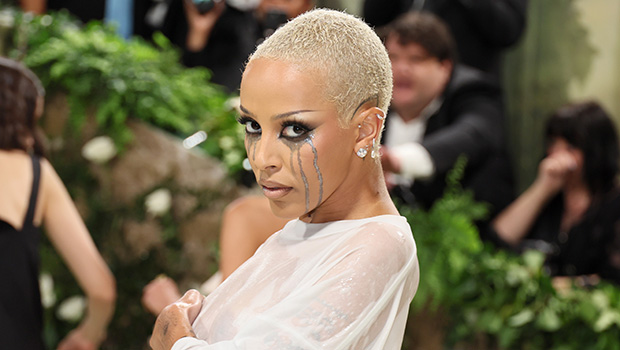 Doja Cat Stands Out at 2024 Met Gala in See-Through Wet Bed Sheet Dress & Tearful Mascara: Photos