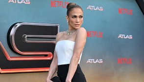 Jennifer Lopez attending the Atlas premiere
