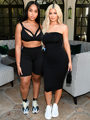 Jordyn Woods and Kylie Jenner