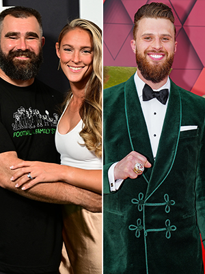 Jason Kelce and Kylie Kelce, Harrison Butker