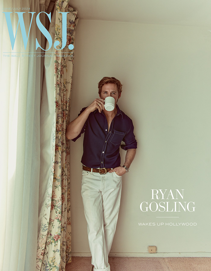 Ryan Gosling en la portada de la revista WSJ