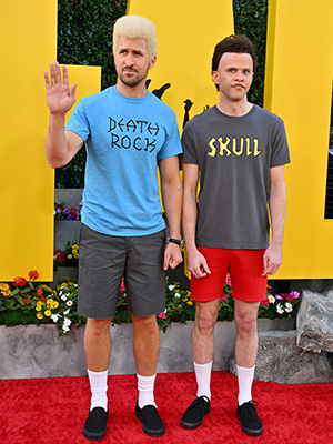 Ryan Gosling & Mikey Day Dress Up as ‘Beavis & Butt-Head’ Again at ‘Fall Guy’ Premiere After ‘SNL’ Sketch: Photos