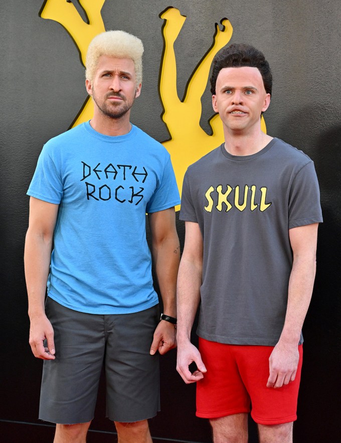 Ryan Gosling and Mikey Day as Beavis & Butt-Head