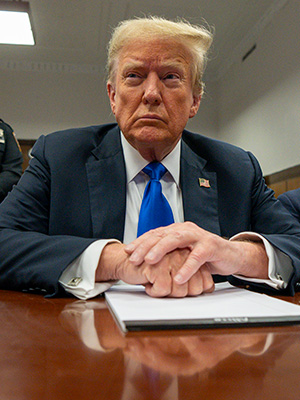 Donald Trump in court