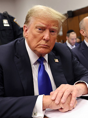 Donald Trump in court